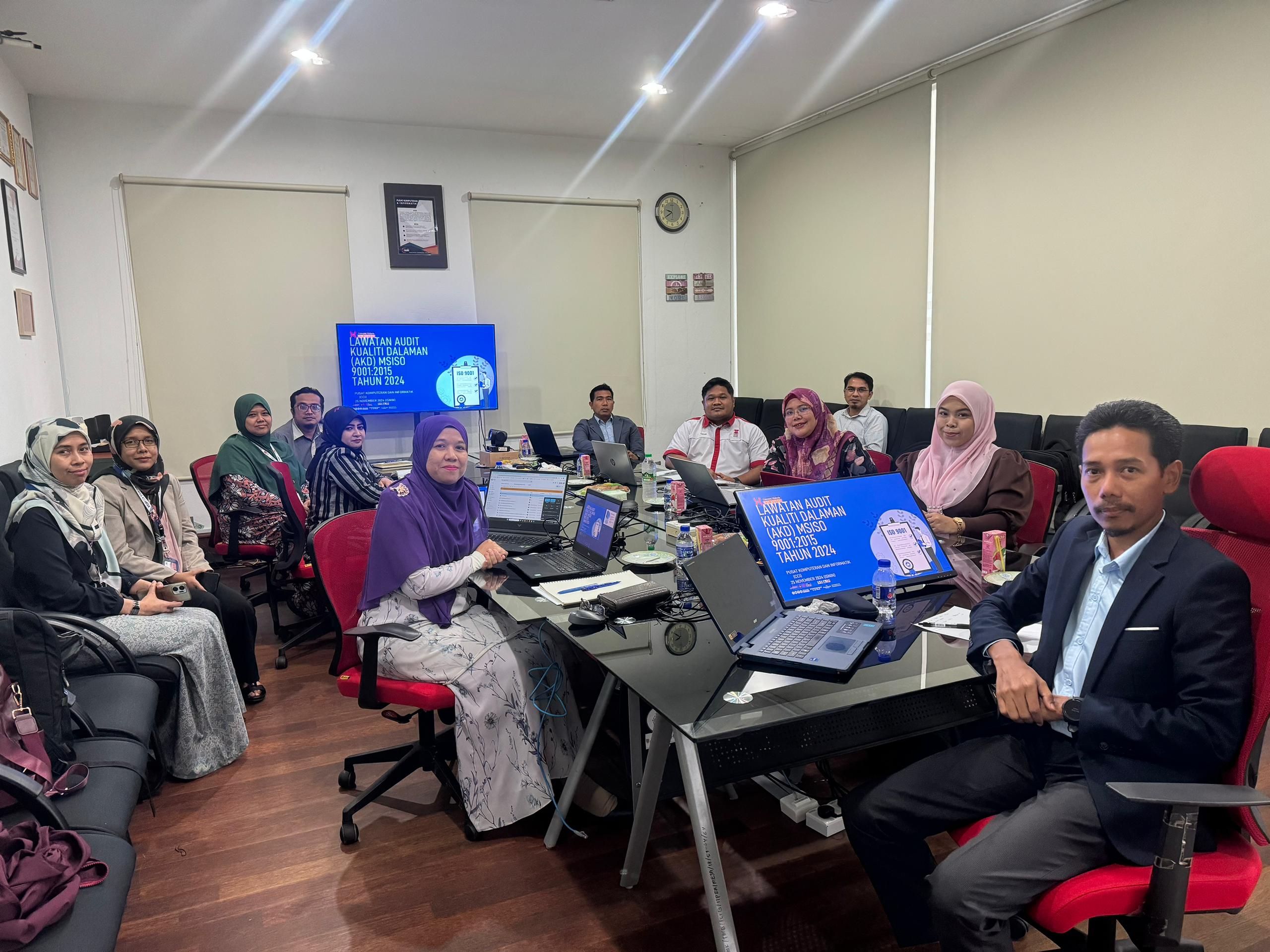 Lawatan Audit Kualiti Dalaman (AKD) Tahun 2024 - Pusat Komputeran dan Informatik (CCI)
